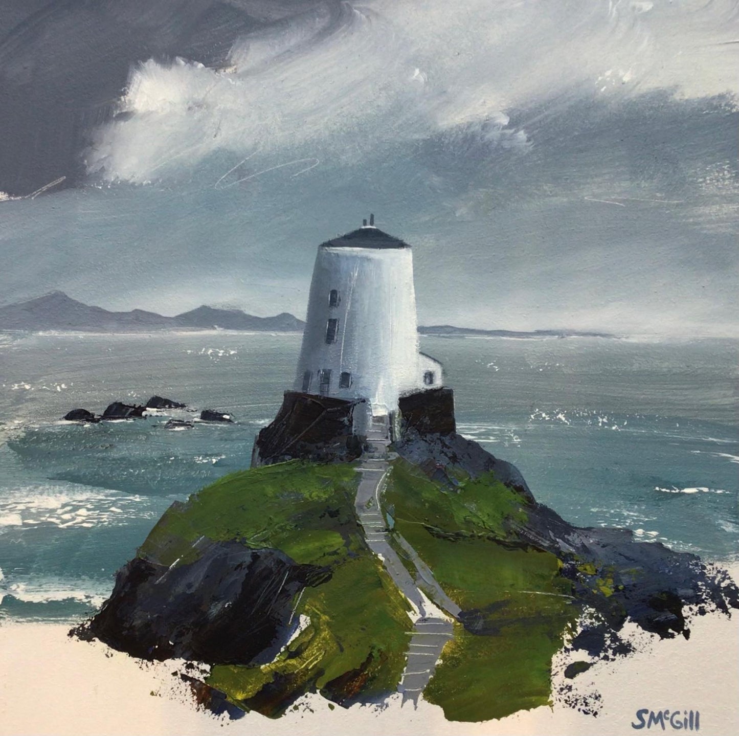 Ynys LLanddwyn (Framed)